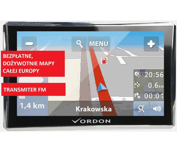 Vordon Vordon 5" Mapy Europy + 4GB + Transmiter FM - 327896 - zdjęcie